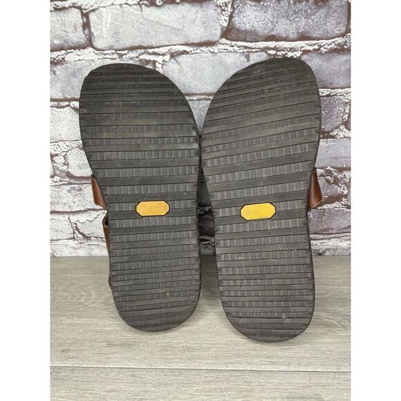 Born Brown Leather Fisherman Comfort Strap Casual Sandals Men’s Sz 46EU/12M US - Picture 9 of 16